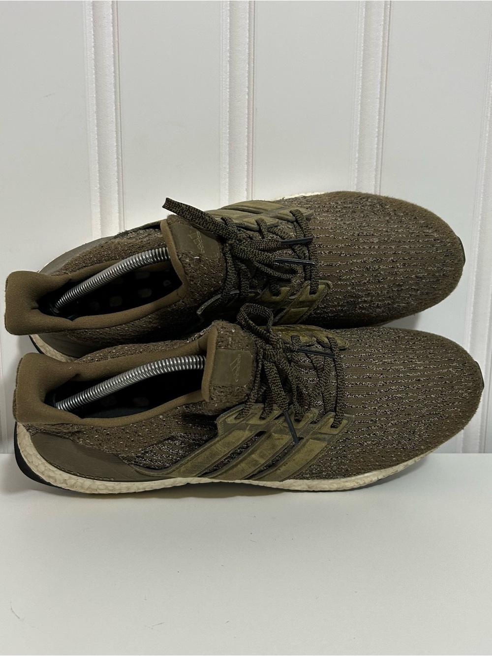adidas Men’s UltraBoost Running Sneakers - Olive green - Picture 6 of 8